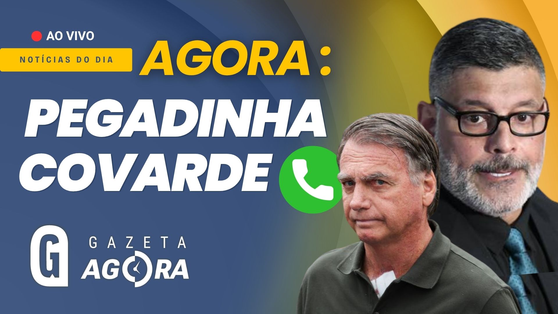Gazeta Agora: ex-deputado Alexandre Frota simula ligação e coloca prisão de Bolsonaro em risco