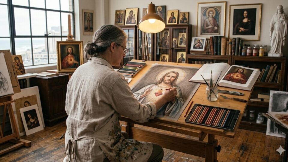Como um convento abandonado virou um estúdio de arte em Atlantic City?