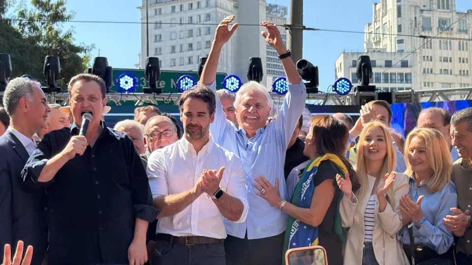 Convenção do PSD com Caiado e Kassab