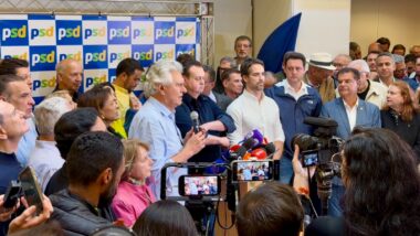 Convenção PSD com Caiado e Kassab