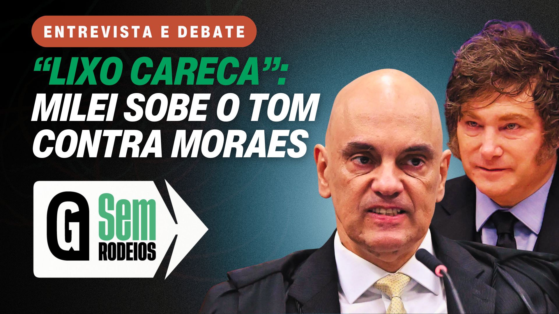 Milei solta o verbo contra Moraes; Lula nega visto a americanos