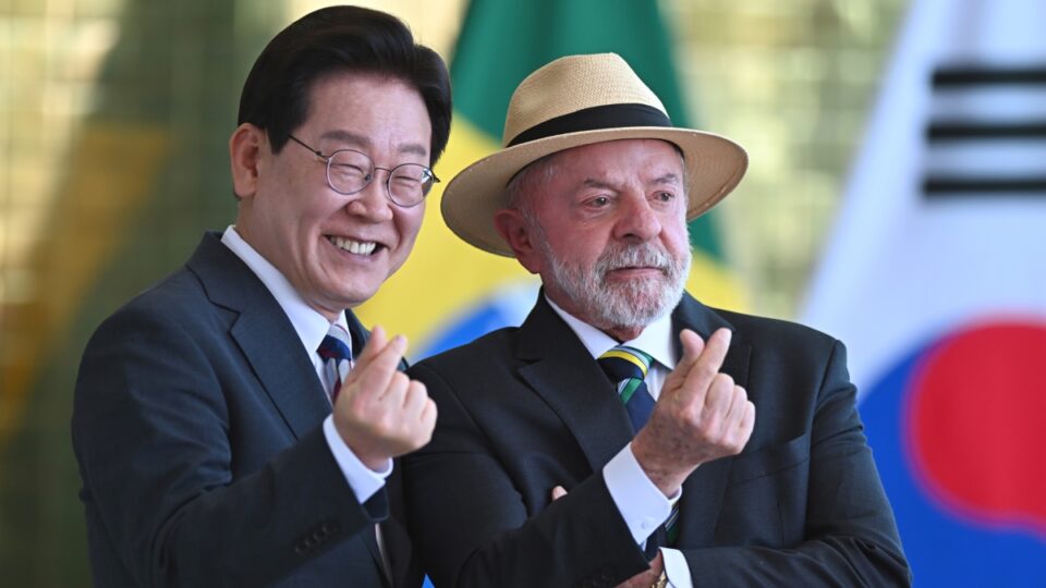 Lula critica setores extremistas durante visita de presidente sul-coreano