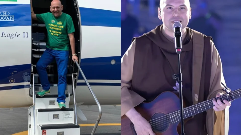 Luciano Hang monta força-tarefa para trazer Frei Gilson a SC de jatinho após neblina.