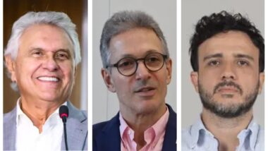 Ronaldo Caiado é o único dos três pré-candidatos que aparece em pesquisa recente numericamente à frente de Lula em eventual segundo turno