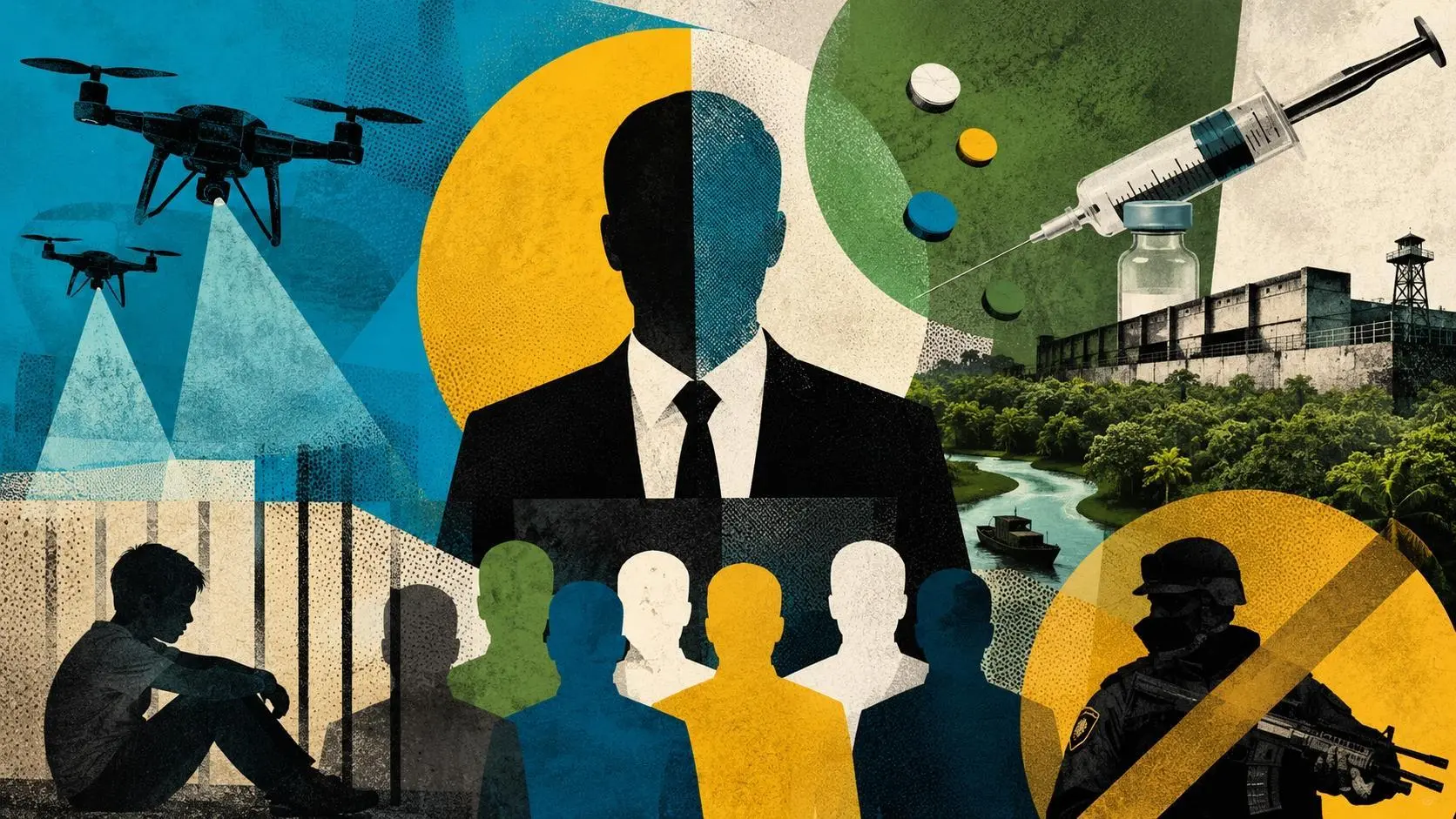 Imagem ilustrativa a partir das propostas dos candidatos a presidente na área da segurança pública.