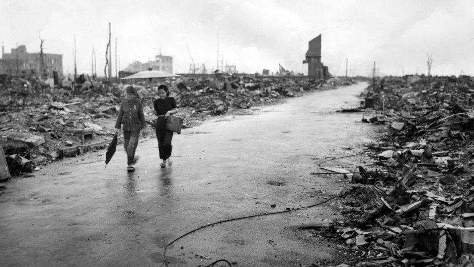 Hiroshima, arrasada pela bomba atômica em 1945: ataque inédito