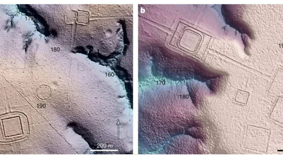 Geoglifos encontrados na Amazônia.