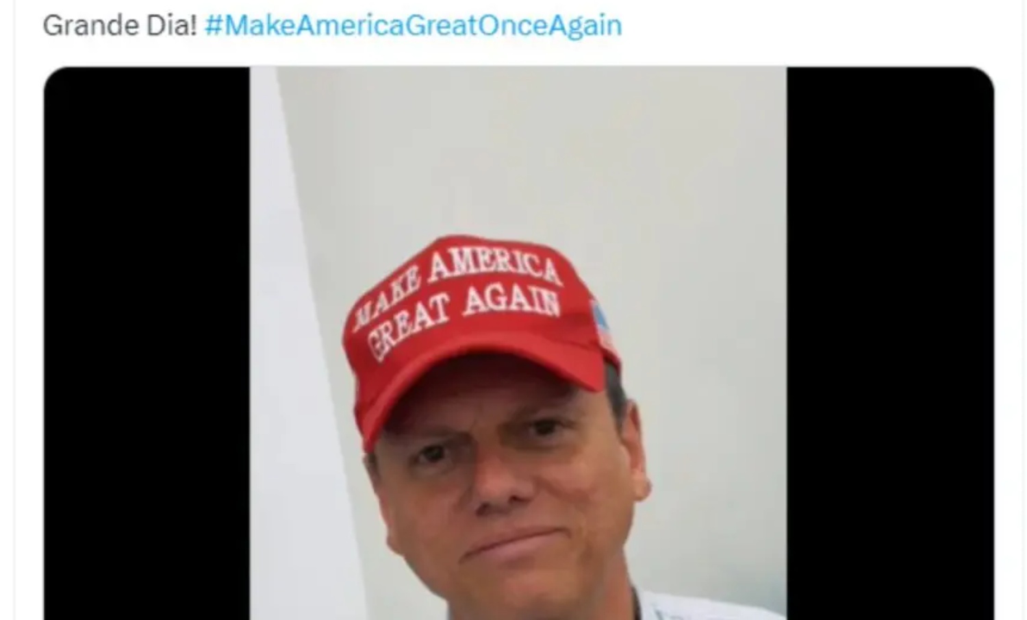 Esquerda resgatou comemoração de Tarcísio no dia da posse de Trump.