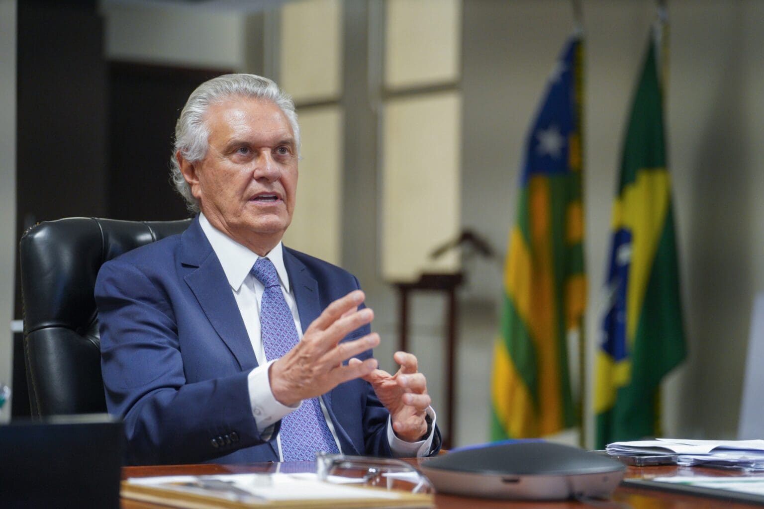 Caiado critica escolha de Alfredo Gaspar e questiona discurso de moralidade da chapa de Flávio