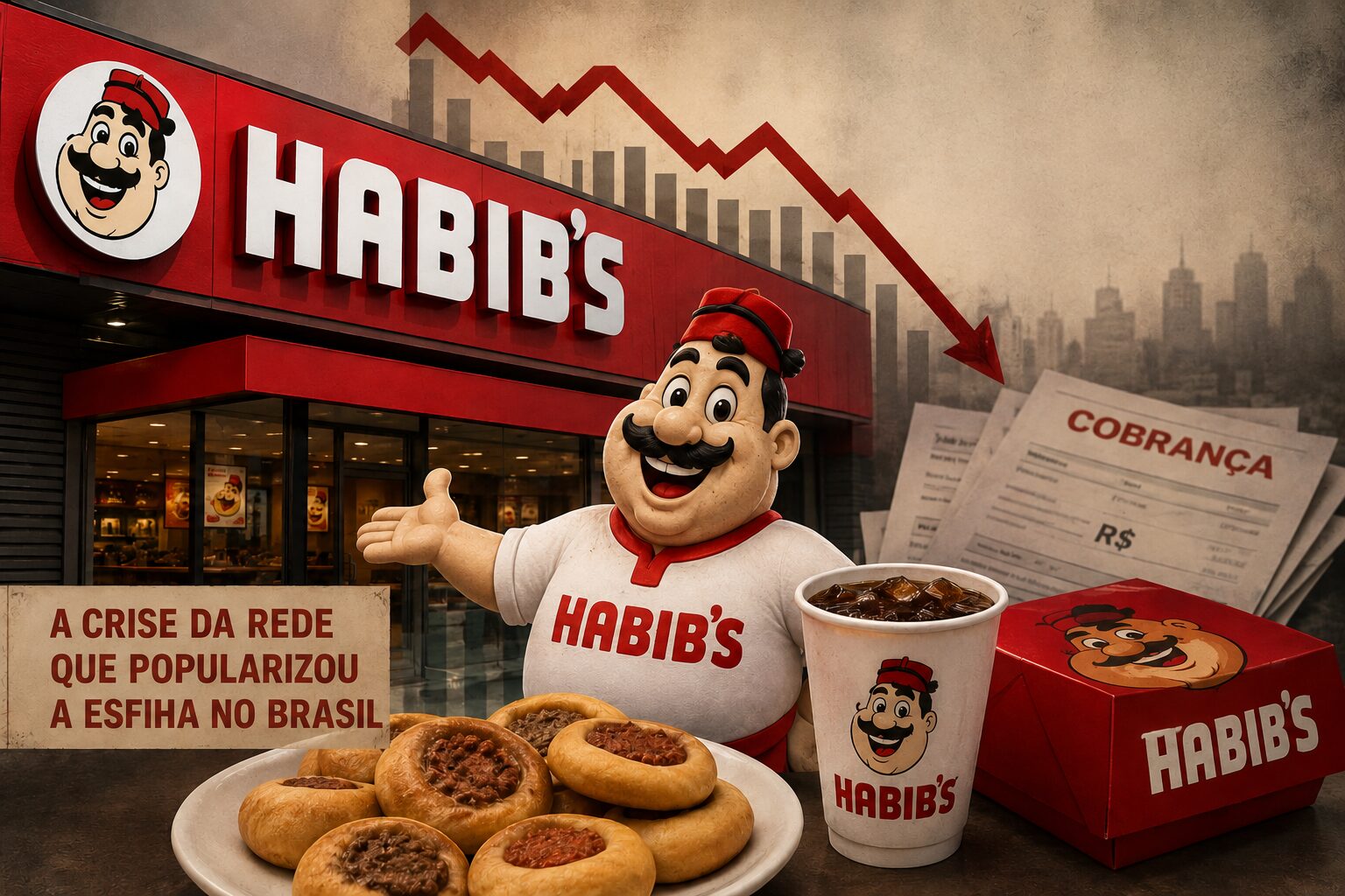 O que aconteceu com o Habib’s? A crise na rede que popularizou a esfiha barata no Brasil