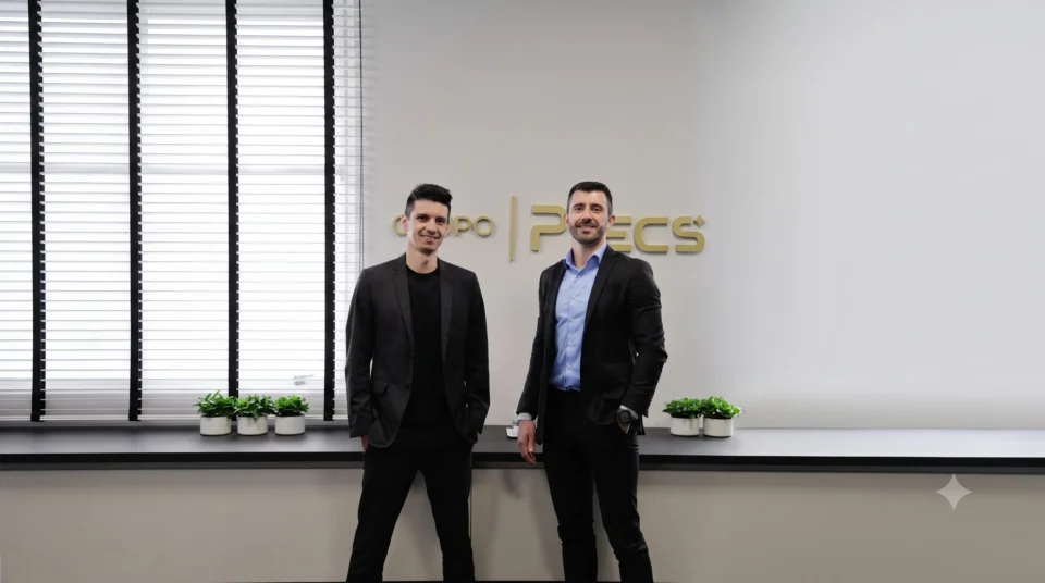 Carlos Henrique Reis, sócio e diretor de Relações com o Mercado da PRECS, e Daniel Horn, fundador da empresa, participam da estratégia de expansão nacional da companhia no mercado de precatórios.