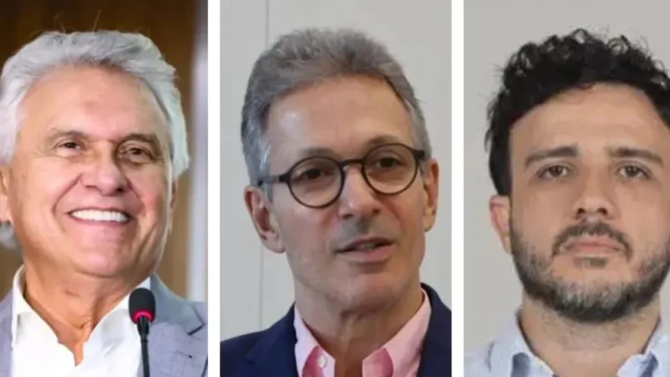 Caiado, Zema e Renan Santos abrem a campanha em Goiás, Minas e São Paulo.