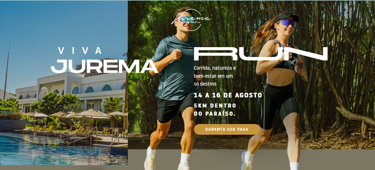Jurema Run 2026 une corrida, natureza e bem-estar em um cenário de águas termais no Jurema Águas Quentes, em Iretama (PR).