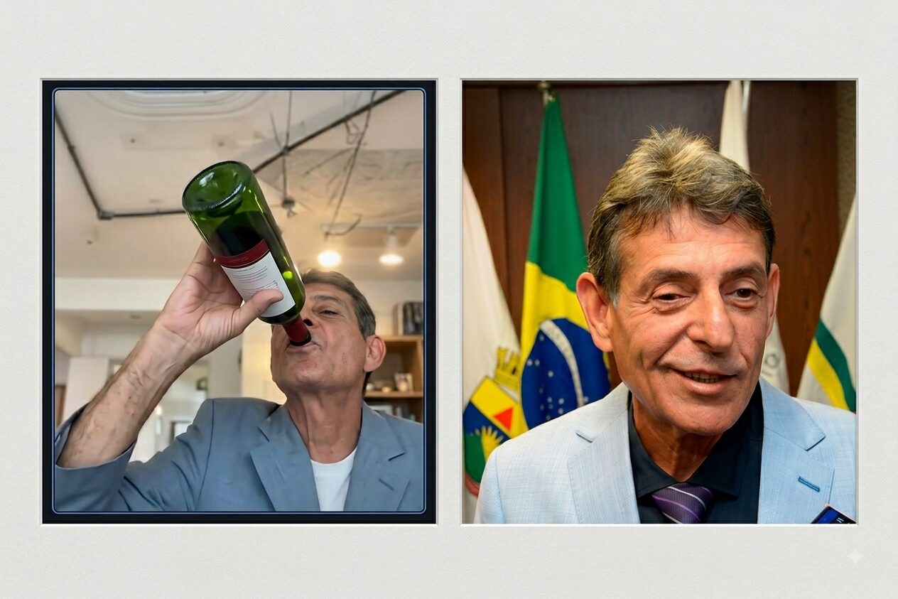Juiz bebe vinho no gargalo em sessão virtual e é afastado do TJ-MG