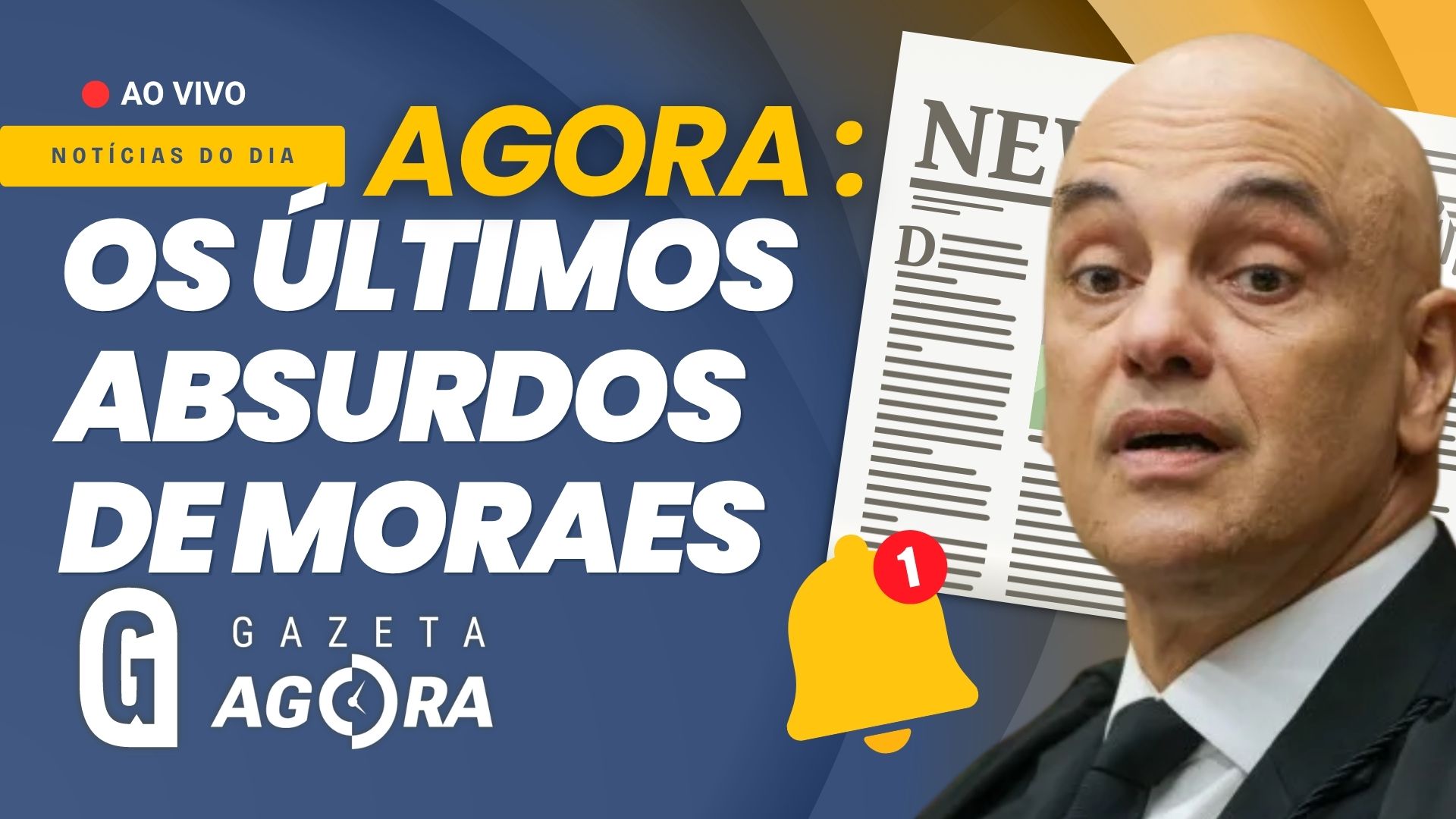 Gazeta Agora: semana de Moraes tem perseguição a jornalista, obsessão por Débora e afago a Lula