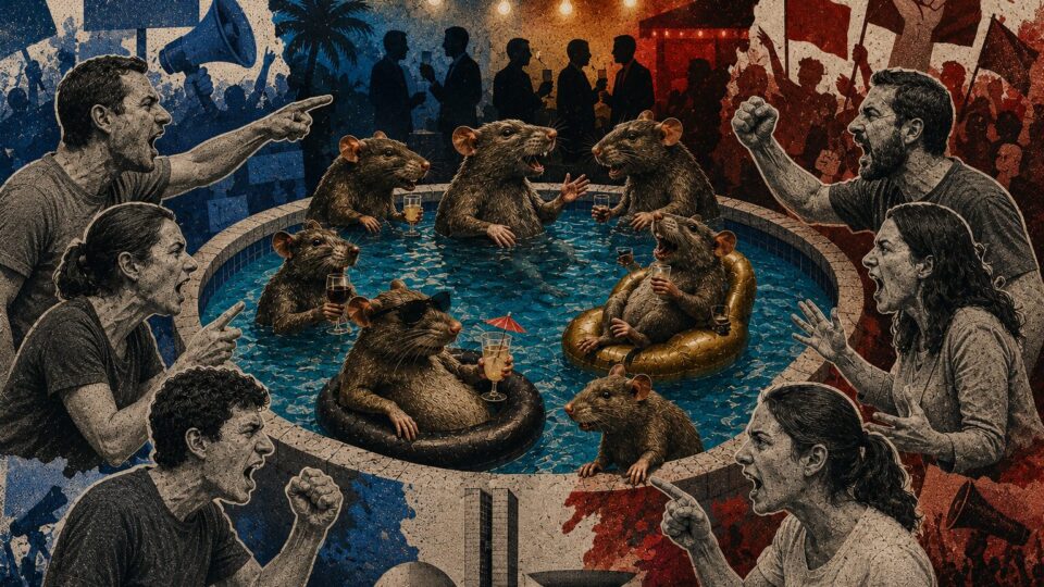 Piscina de ratos: enquanto eleitores discutem, políticos trocam alianças