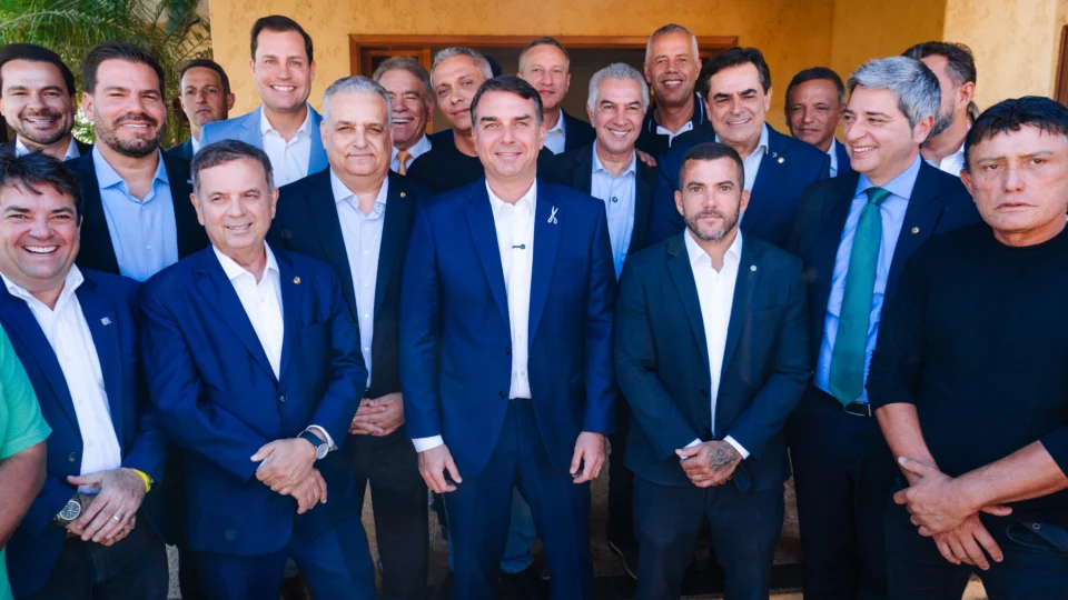 Flávio encontro senadores STF