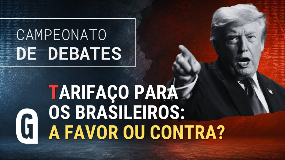 A favor ou contra o tarifaço de Trump?Acompanhe a final do Campeonato de debates