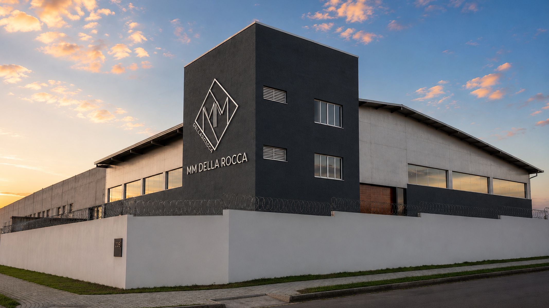 A sede atual traduz a expansão e a profissionalização da MM Della Rocca.