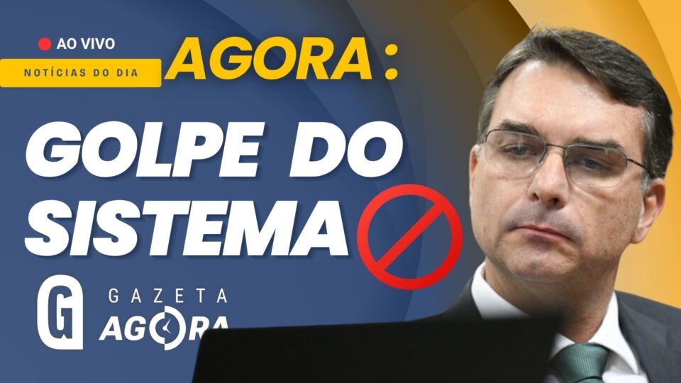 Gazeta Agora: Flávio Bolsonaro denuncia armação do sistema para barrar candidatura