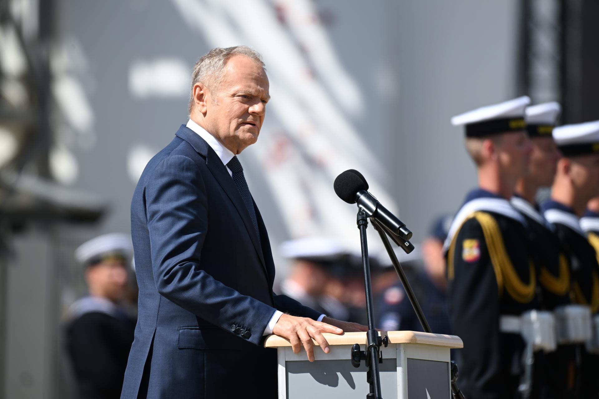 O primeiro-ministro da Polônia, Donald Tusk.