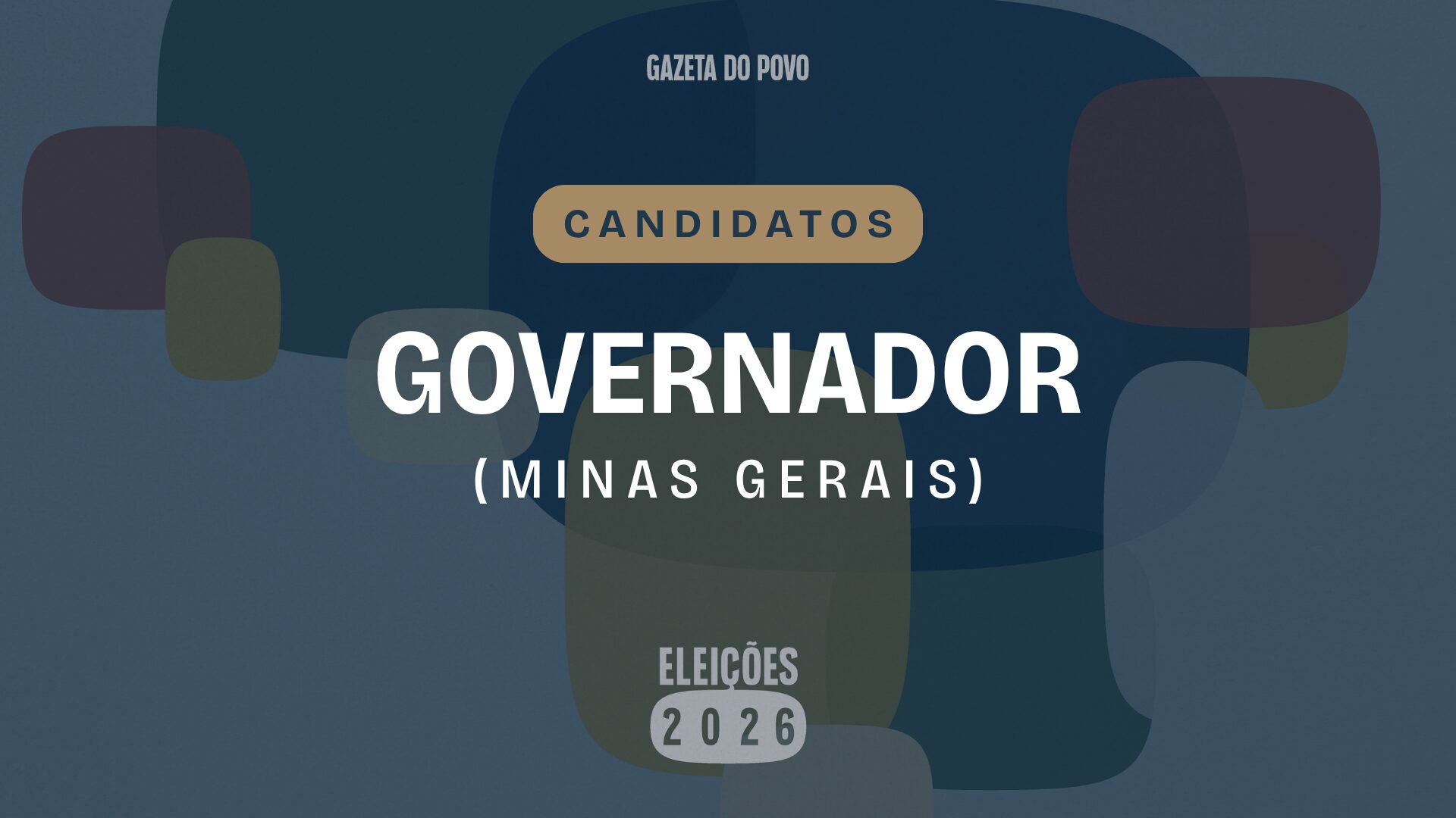 Quem são os candidatos a governador de Minas Gerais em 2026