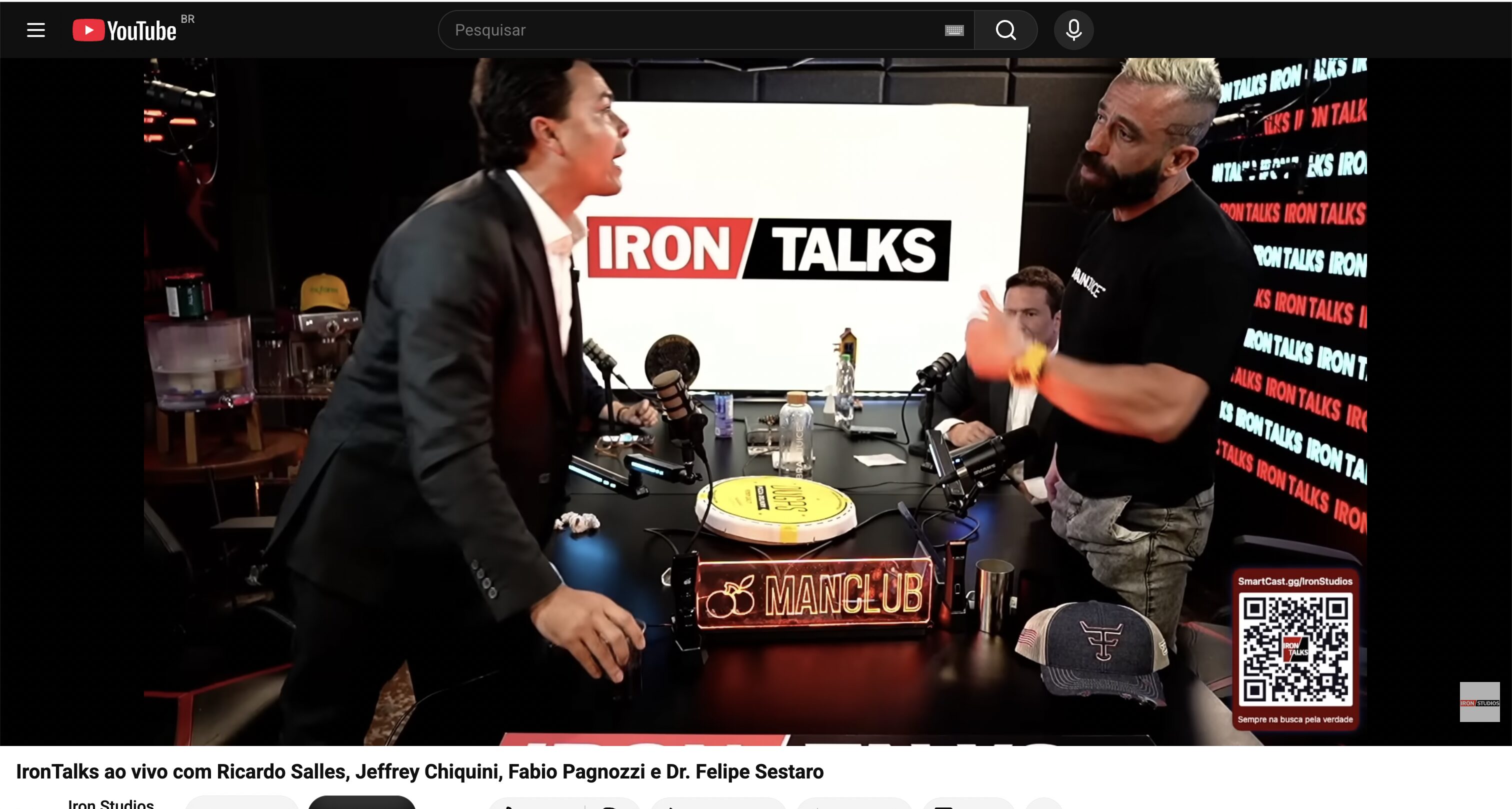 Apresentador Felipe Sestaro ganha projeção com embates políticos no IronTalks