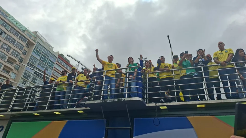 Ato deste domingo (16) no Rio de Janeiro deu início à campanha presidencial do PL em 2026.