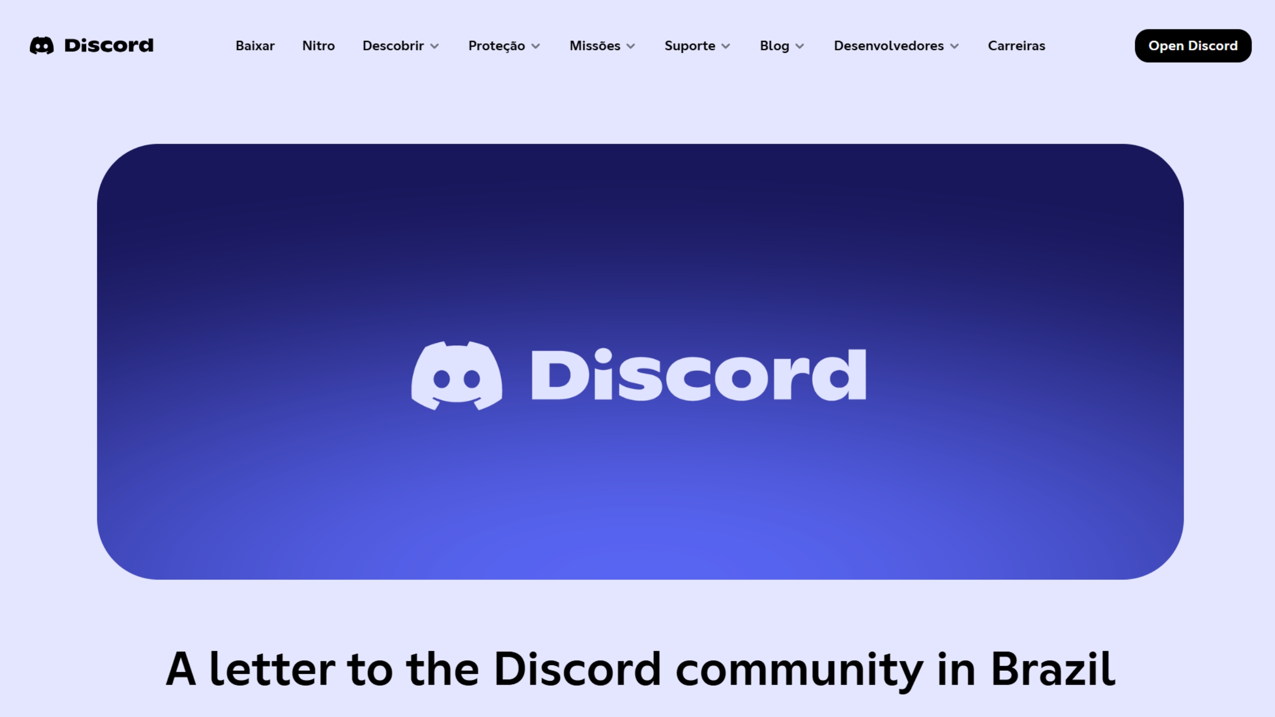Discord suspende transmissões no Brasil, mas contesta decisão da ANPD