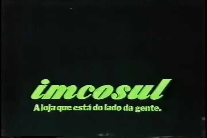 Comercial da Imcosul veiculado nos anos 1980