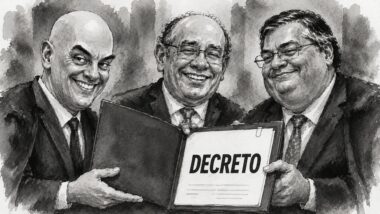 gilmar mendes alexandre de moraes flavio dino autoritarismo