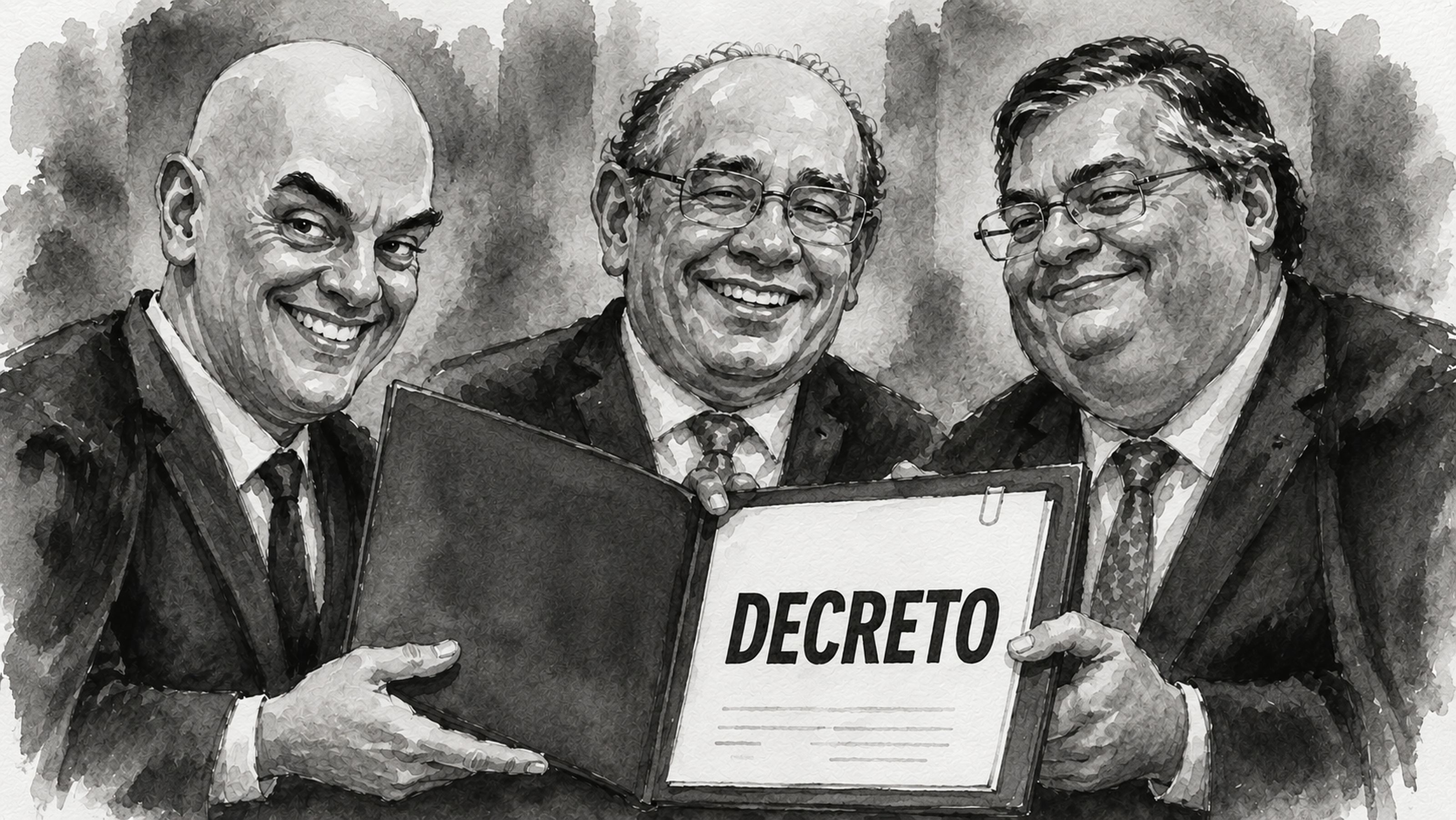 Do jeito que as coisas andam, não é melhor deixar os três governarem o Brasil por decreto de uma vez?
