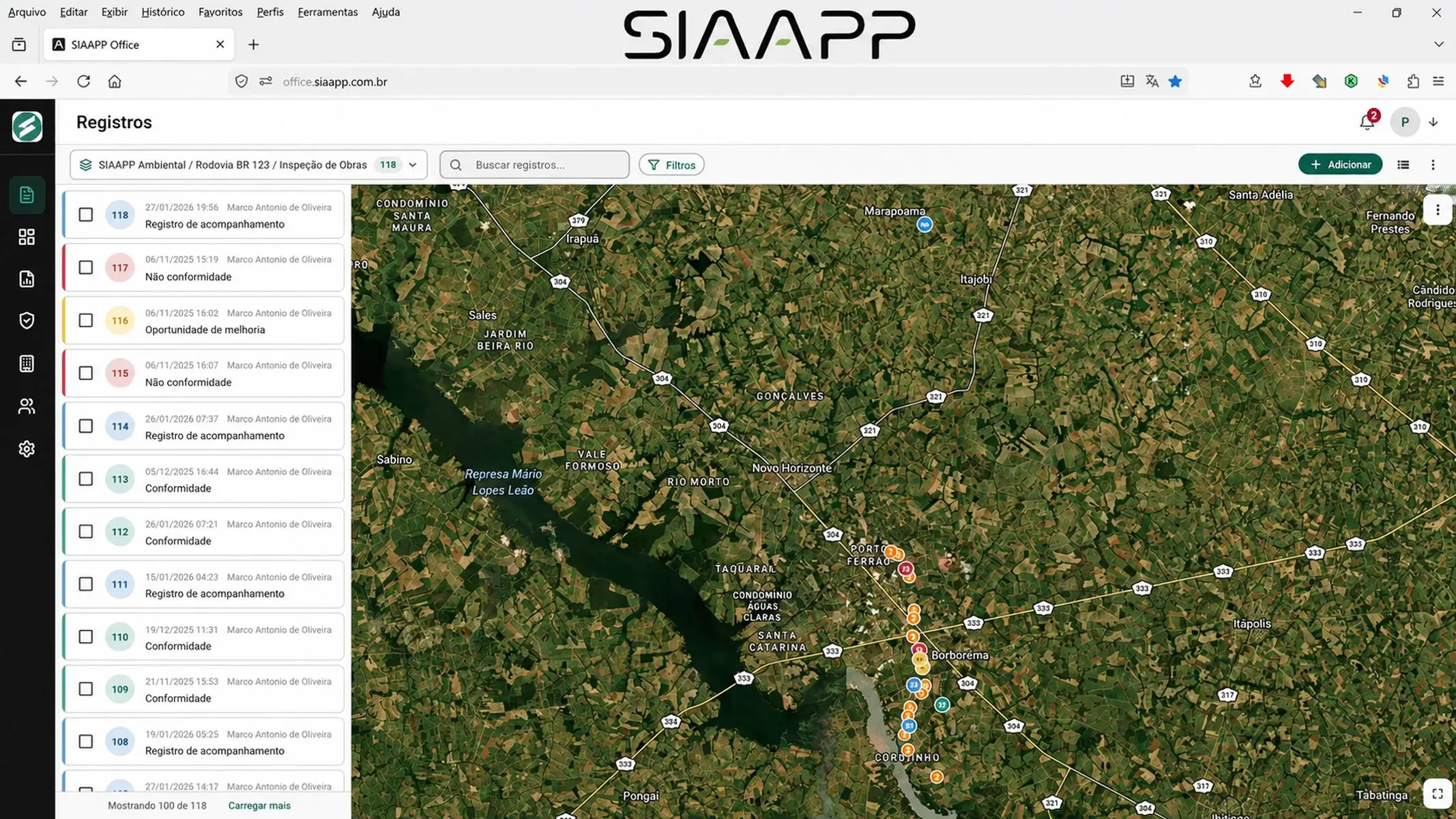 Novas tecnologias tornam mais ágil e preciso o acompanhamento de informações ambientais, com sistemas como o SIAAPP apoiando a coleta, a organização e a análise de dados.