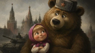 Europa tenta barrar “propaganda russa” no desenho Masha e o Urso.