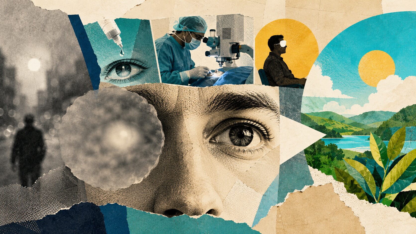 Entre a visão embaçada e a realidade, há sempre a possibilidade de abrir os olhos