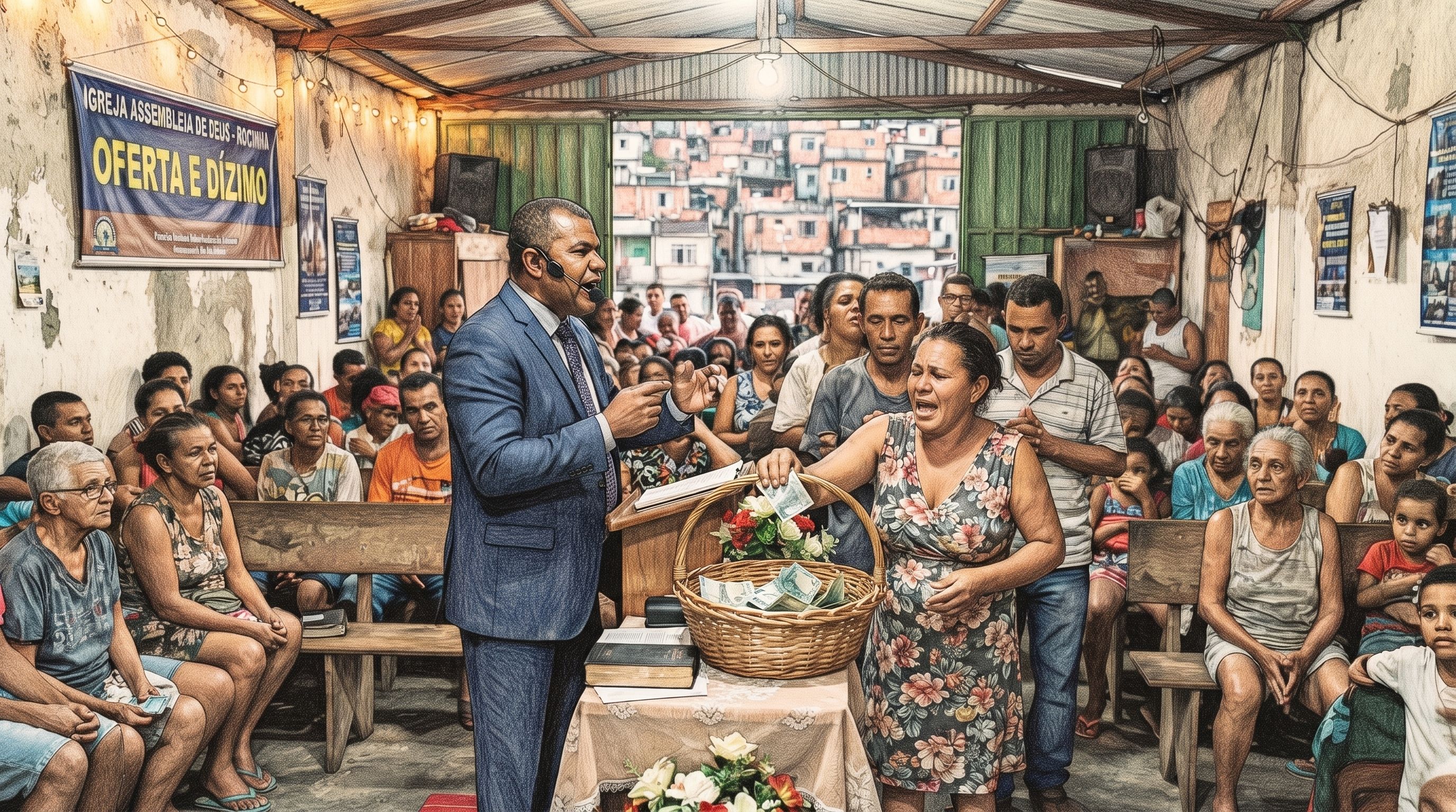No “evangelho da prosperidade”, a fé é transformada em barganha com Deus em troca de bens materiais.