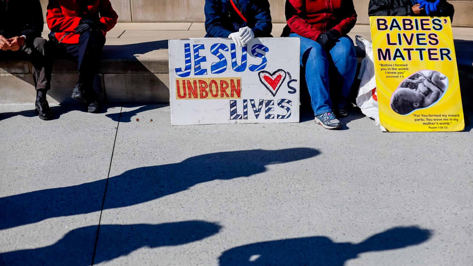 Protesto contra o aborto nos Estados Unidos: nova lei pode impedir preces perto de clínicas de aborto.