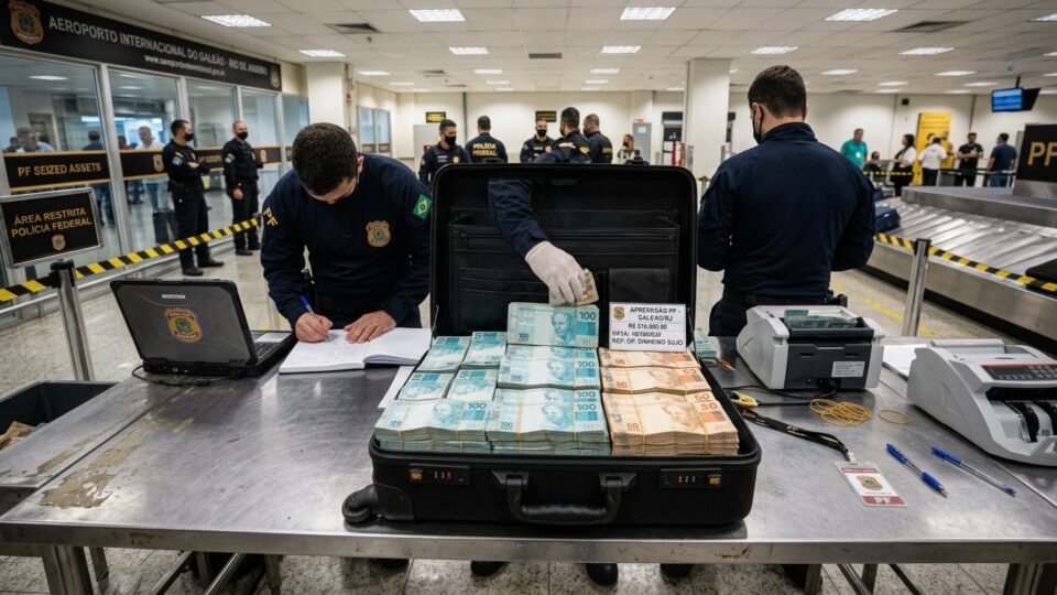 Advogada tenta embarcar com R$ 510 mil em espécie  e dinheiro é apreendido pela PF em SP