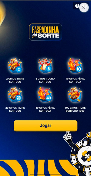 Página da oferta de Raspadinha da Sorte da BetdaSorte