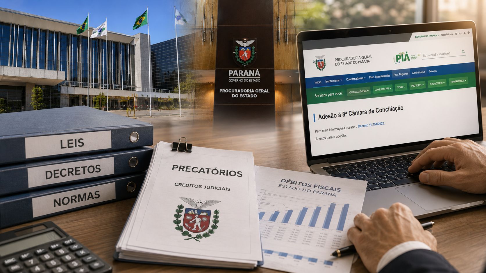Contribuintes com débitos tributários estaduais e créditos de precatórios podem, conforme as regras do programa, utilizar esses valores para negociar e quitar parte das dívidas com o Estado do Paraná.