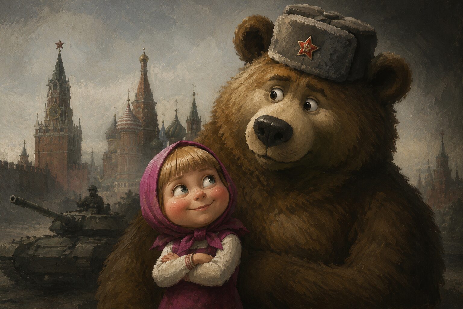 Governos europeus investigam desenho Masha e o Urso por propaganda da Rússia