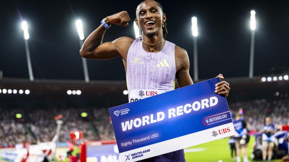 Brasileiro Alison dos Santos quebra recorde mundial e faz história nos 400m com barreiras