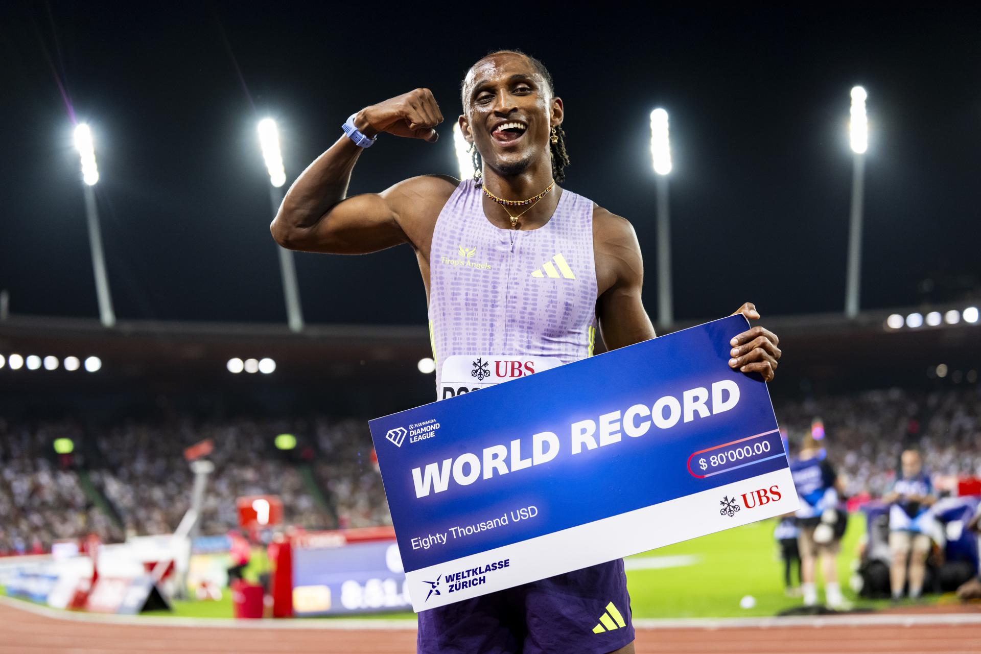 Brasileiro Alison dos Santos quebra recorde mundial e faz história nos 400m com barreiras
