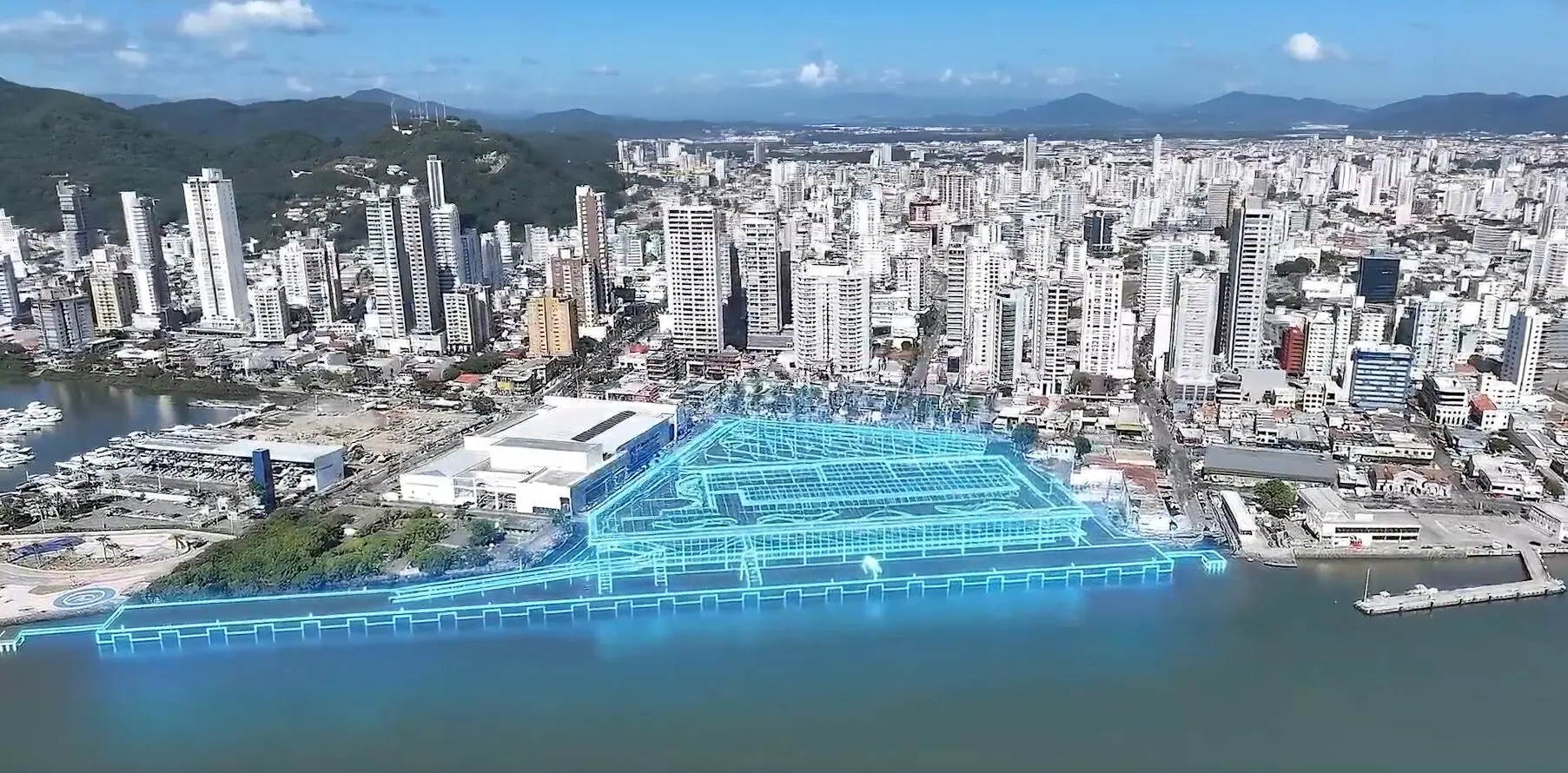 O futuro terminal de cruzeiros de Itajaí é exigência incluída pela ANTAQ na proposta de arrendamento definitivo do porto.