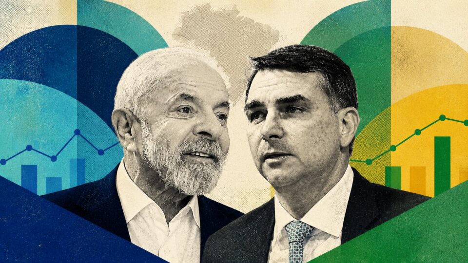 Flávio Bolsonaro aparece à frente de Lula em pesquisas recentes