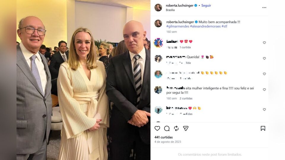 Lobista investigada por tráfico de influência aparece em fotos com autoridades e ministros do STF