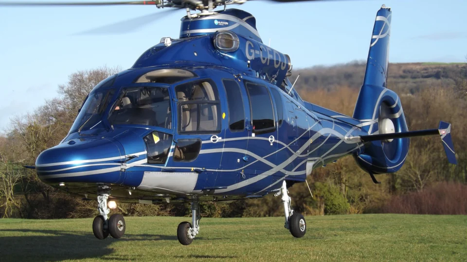 Helicóptero EC 155 B1, da Airbus. Imagem ilustrativa