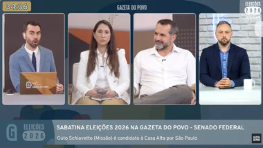 Candidato ao Senado pelo Missão, Guto Schiavetto defende o equilíbrio entre as instituições.