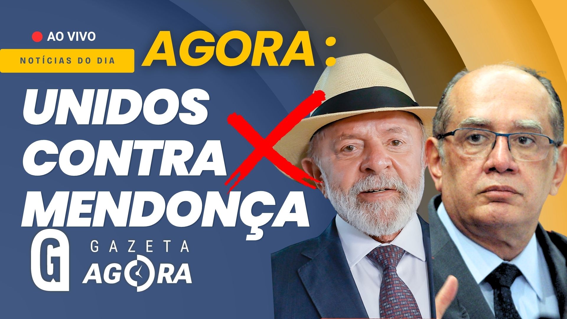 Gazeta Agora: Gilmar Mendes pede apoio a Lula contra avanço de Mendonça no STF