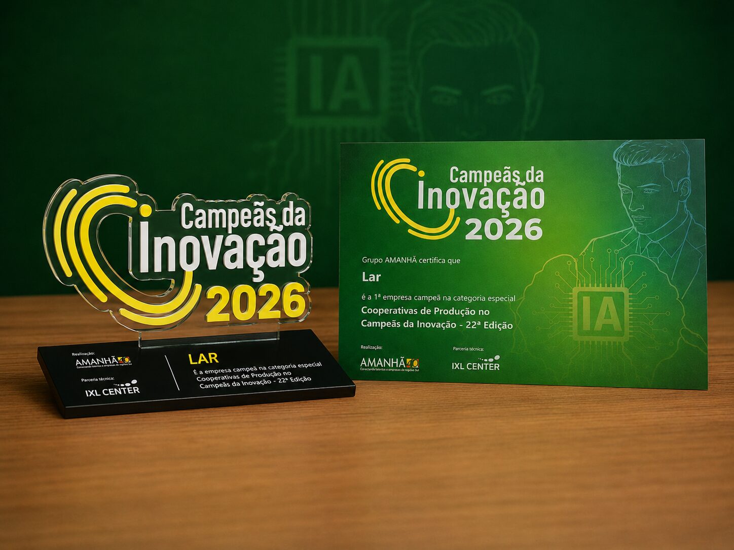 Lar conquista primeiro lugar no Campeãs da Inovação 2026